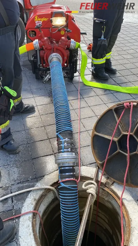 Unwettereinsatz – Pumparbeiten in Parndorf 4