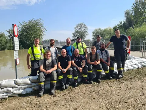 Hochwasser-Hilfeleistung in Zurndorf 5