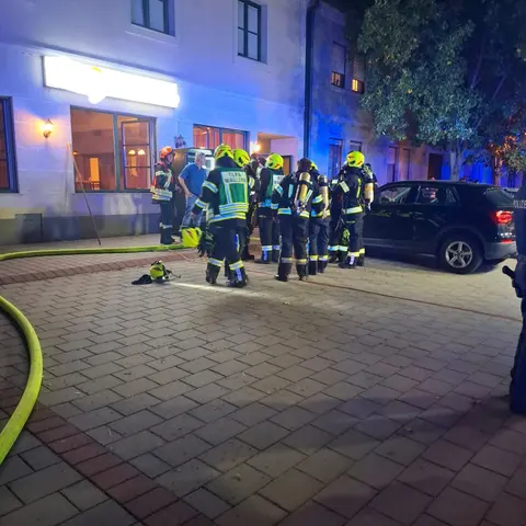 Küchenbrand in einem Lokal 1