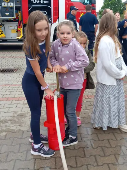 Ferienbetreuung der VS bei der Feuerwehr 3