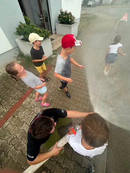 Ferienbetreuung bei der Feuerwehr 3