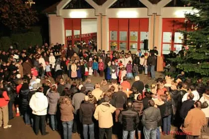 Christbaumstellen 2009 8