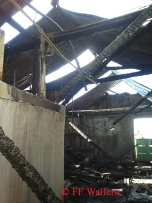Brand eines Wirtschaftsgebäudes in Pamhagen 6