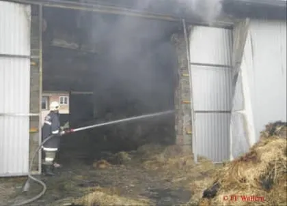 Hilfeleistung bei Brand in Tadten 4