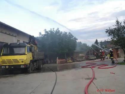 Brand und Atemschutzübung Wallern 2010 36