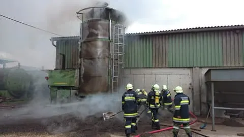 Trocknungsanlage in Brand 1