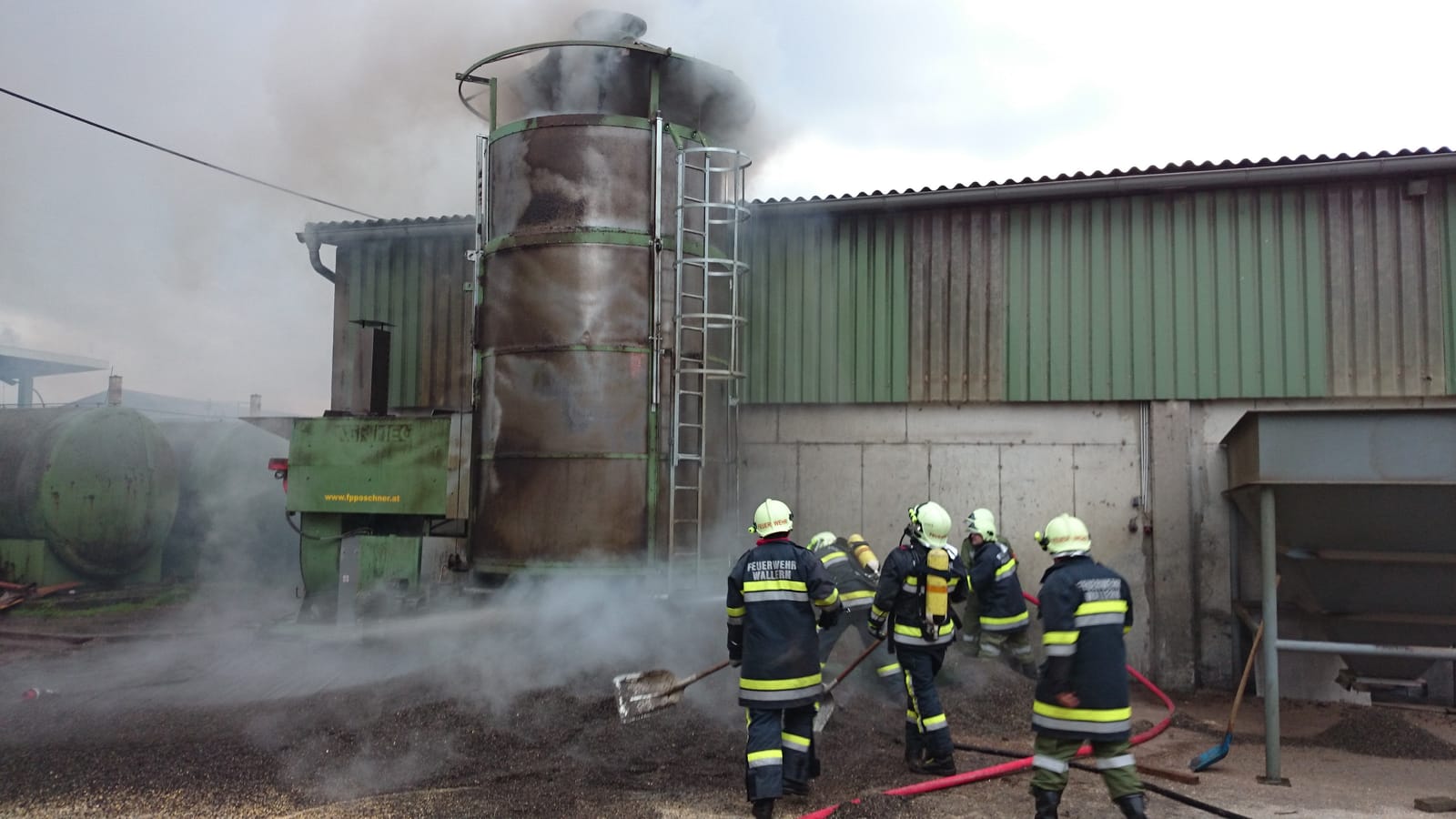 Brand Trocknungsanlage
