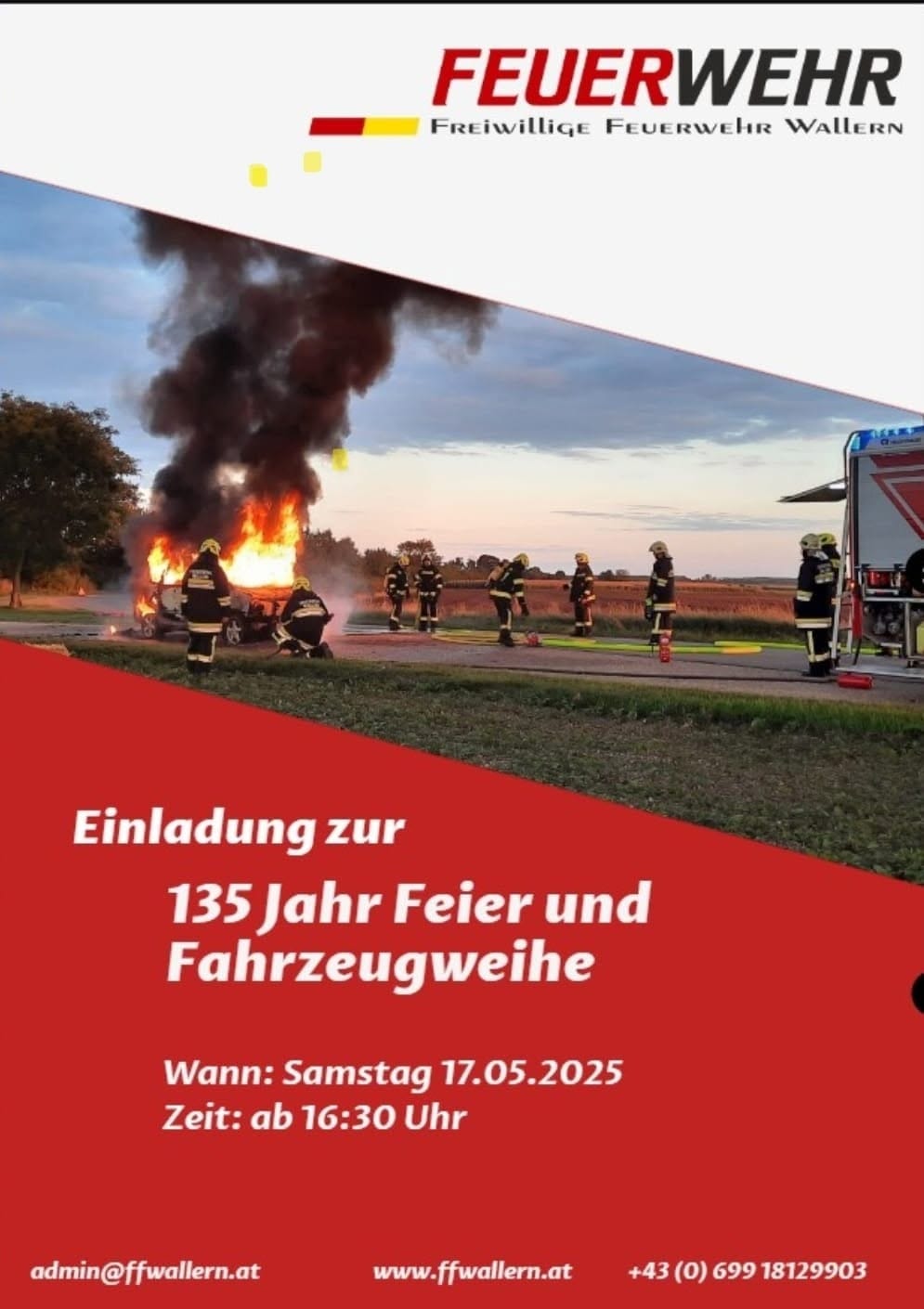 135 Jahre Feuerwehr Wallern
